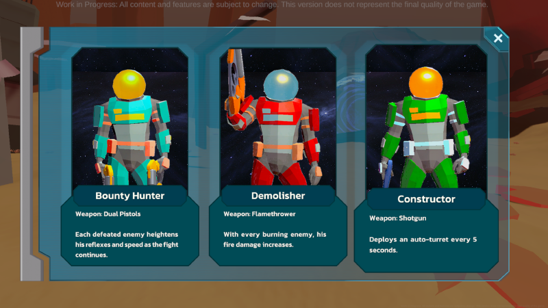 Character selection screen