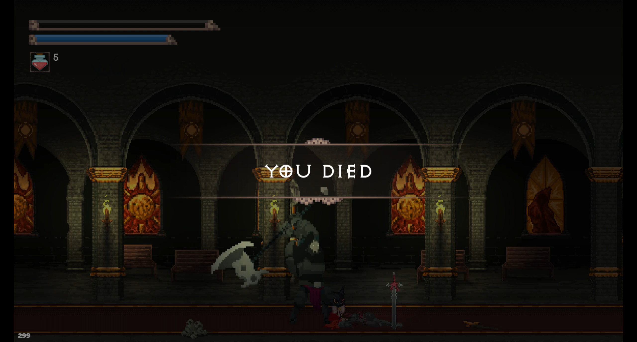 Death screen