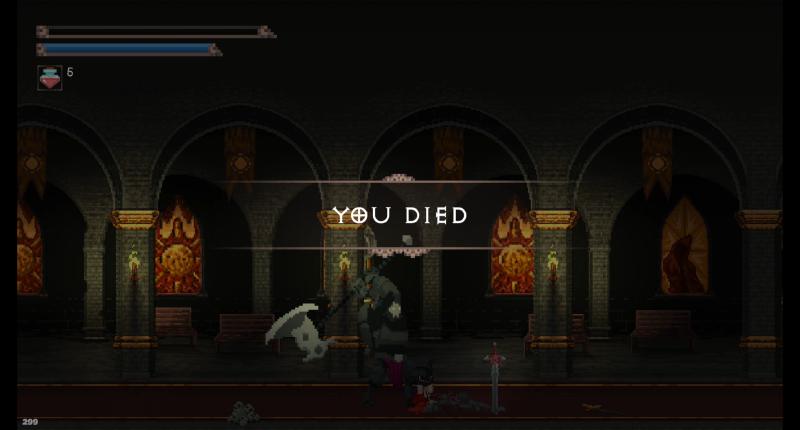 Death screen