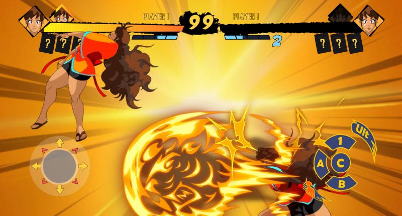 A cinematic finishing move